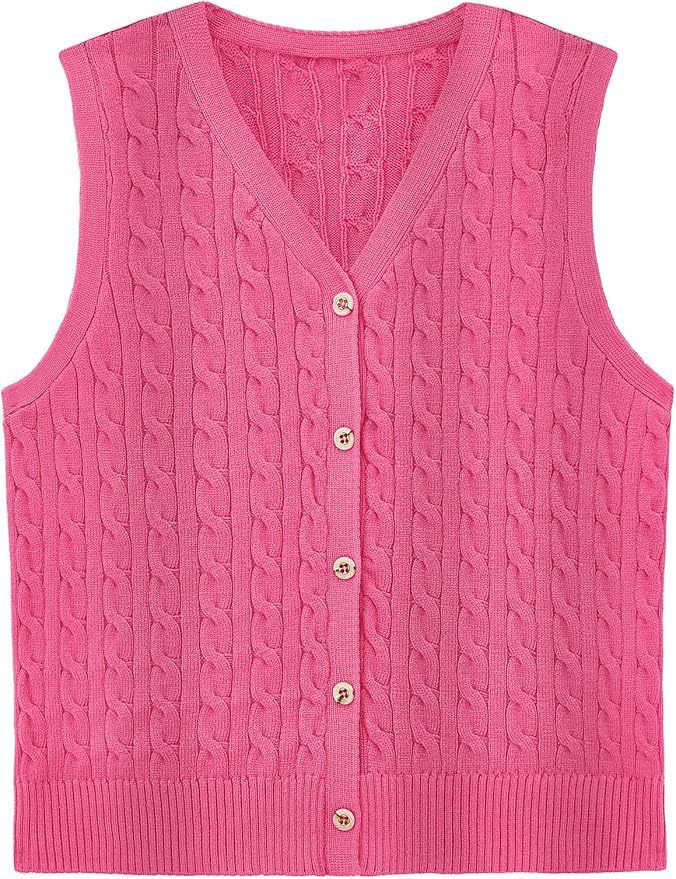 European And American Women's Fashion Sweater Vest Twisted Knitted Short