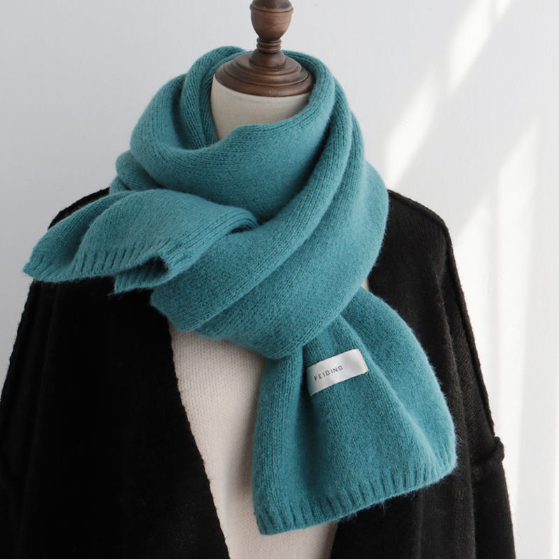 Solid Color Scarf Women's Autumn And Winter Warm