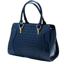 Factory Bag New Women"S Bag European And American Crocodile Skin Handbag Smiling Face Lady Bag Shoulder Bag Wholesale