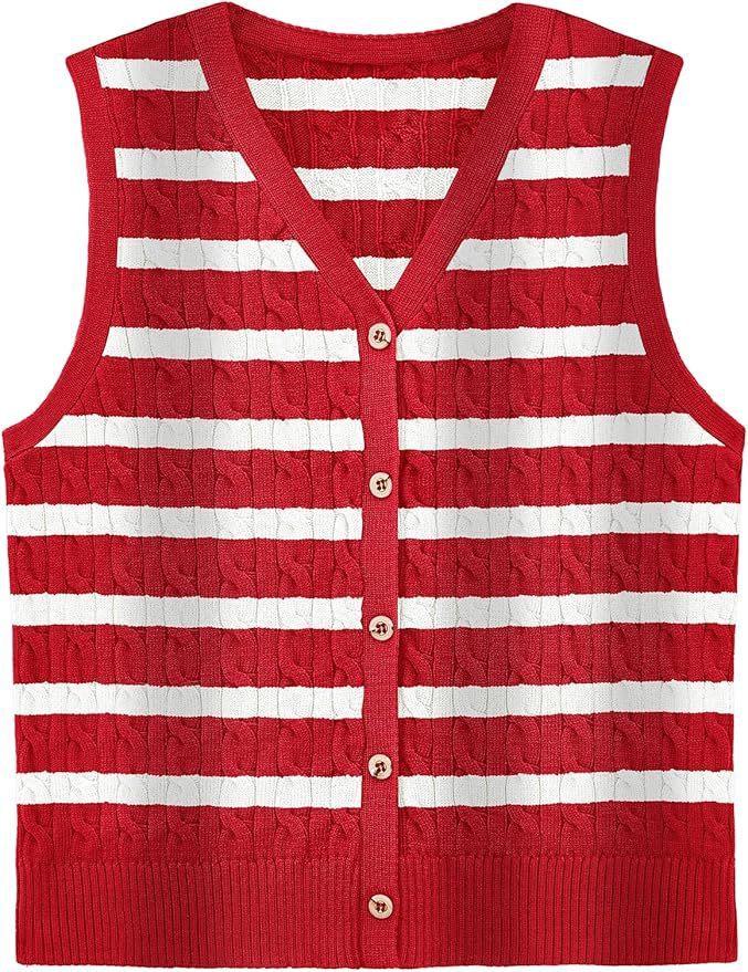 European And American Women's Fashion Sweater Vest Twisted Knitted Short