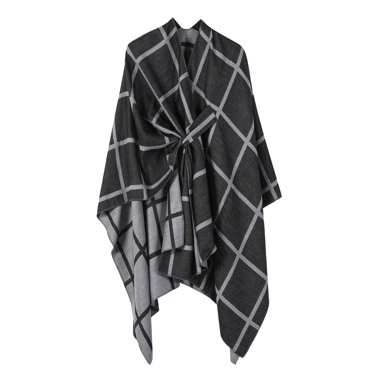 Women's Fashion Gingham Check Warm Scarf