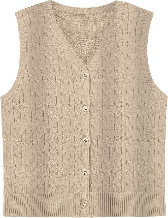 European And American Women's Fashion Sweater Vest Twisted Knitted Short