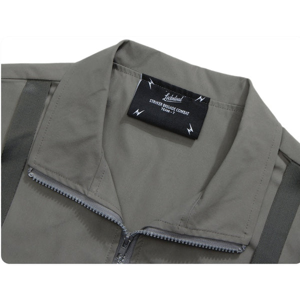 WLS Function Metal Zipper Buckle Vest